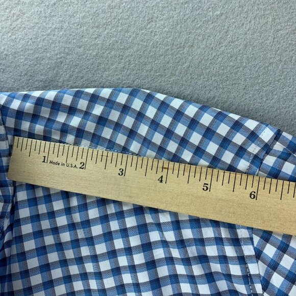 Ministry of Supply Shirt Mens XXL Blue Button Up Long Sleeve Performance Wicking - Picture 12 of 16